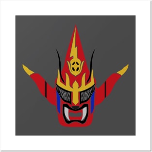 Jushin Thunder Liger Mask Posters and Art